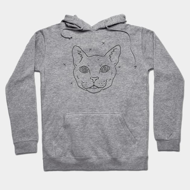 Anteater-cat - noodle tee Hoodie by noodletee